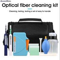 10Pcs/set Fiber Cleaning Tools Fiber Cleaning Kit Fiber Optic FTTH Tool Kit Network Testing Tool
