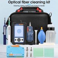Fiber Optic Cleaning Kit with Inspection Video Microscope Inspection Probe 1.25/2.5mm Cleaner Pen