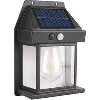 Solar Tungsten Filament Lights Outdoor Waterproof Intelligent Induction Wall Lamp for Courtyard