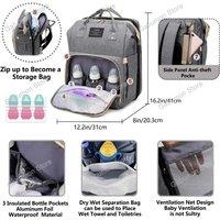 Mommy Bag Lightweight Portable Folding Crib Bed Large-capacity Travel Maternity Bags Baby Backpack