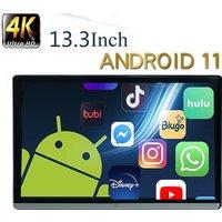 4K Car Headrest Monitor 13.3" IPS Tablet PC Android 11 UHD 1080P WIFI/Bluetooth/USB/HDMI/Airplay MP5 APP ROM 2G+32GB Andriod APP