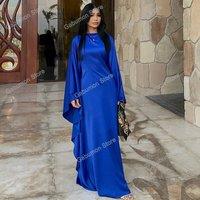 New Maxi Modern Abaya Islamic Clothing Modest Plus Size Women's Dresses Satin Butterfly Abaya Women