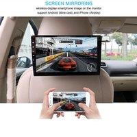 10.1 inch Car Headrest Monitor Tablet PC Android 8.1 4K FHD 1080 Wifi BT 32GB HDMI Rear Seat Entertainment Mirroring Andriod APP