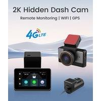 4G Hidden Dash Cam Remote Monition Dual lens Wifi hotspot 24 Hours Parking Monitor Night Vision for Car Taxi Driving Recorder