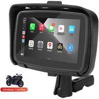 Andriod 5.1 Car Motorcycle GPS Navigation IPX7 Waterproof Apple Carplay Motorcycle Wireless Android Auto Monitor google map