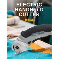 Cordless Electric Tailor Scissors Portable Home Tailor Electric Scissors Rotary Cloth Cutter Mini Round Cutting Machine
