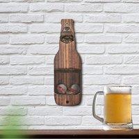 Multi-functional Industrial Style Beer Bottle Opener Decorative Wall Mounted Pendant for Catering Bar