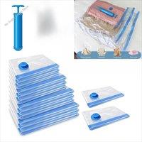 12pcs Vacuum Storage Bag Space-Saving Laundry Sorting, Moisture-proof Travel Season Compression Bag