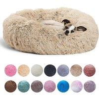 Super Soft Dog Bed Plush Cat Mat Dog Beds For Large Dogs Bed Labradors House Round Cushion Pet Product Accessories