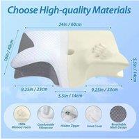 New Butterfly Pillow, Neck Protection Pillow, Sleep Memory Pillow, Slow Rebound Hotel Zero Pressure