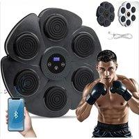 Music Boxing Machine Smart Bluetooth Adult/Children Sports Fitness Boxing Wall Target Muay Thai Reaction Trainer Children's Gift