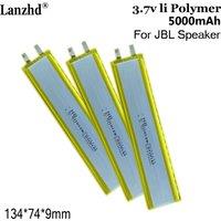 3.7V Li polymer battery suitable For JBL speaker medical equipment LED lamps Long strip light cabinet cell 9034134 5000mAh