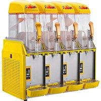 Commercial Slushy Machine 24L 2 Tank Frozen Drink Machine 1050W Stainless Steel Margarita Wine Slush Smoothies Maker