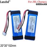 1-10pcs 3.7V Li polymer GSP1029102A For JBL Charge 3 Charge3 6000mAh Speaker 330SL Rechargeable Battery