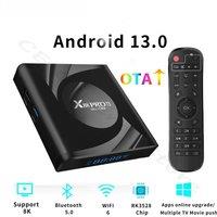 X88 PRO 13 Ultra Android 13.0 Smart TV Box RK3528 4GB+64GB 2.4G/5G WiFi6 Bluetooth 8K Media Player VP9 H.265 Decoder Set Top Box