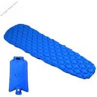 Camping Inflatable Mattress In Tent Folding Camp Bed Sleeping Pad Picnic Blanket Travel Air Mat