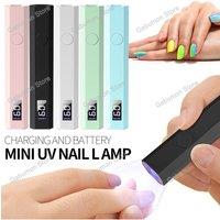 Portable Nail Dryer Machine USB Mini Dryer Lamp UV LED Nail Light for Curing All Nail Gel Lamp Home