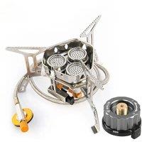 Widesea Camping Tourist Burner Big Power Gas Stove Cookware Portable Furnace Picnic Barbecue Tourism