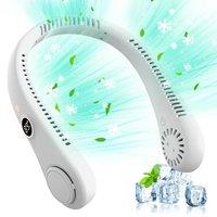 USB Charging Electric Portable Hanging Small Neck Fan Student Bladeless Mini Sports Fan Summer