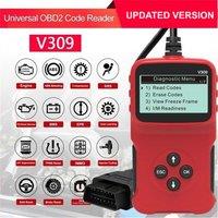 Auto OBD2 Scanner Diagnostic Tool V309 Check Engine Light OBD & EOBD SRS Code Reader for Vehicle Health for all cars after 1996