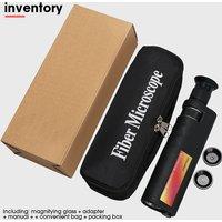 200X Fiber Optical Inspection Microscope LED Illumination Anti Slip Rubber AUA-200X