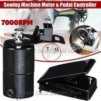 220V 180W Domestic Household Sewing Machine Motor With Foot Pedal Controller Household Sewing