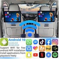 2025 Car Headrest Monitor 10.1 IPS Touch Tablet PC Android 10 GPS Tracker WIFI/Bluetooth/USB/HDMI/Airplay MP5 APP 2GB+32GB ROM