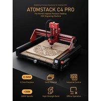 ATOMSTACK C4 PRO CNC Router Machine 200W Power 400*400mm For Metal Jade Plastic Acrylic PCB PVC Wood Carving Engraving Machine