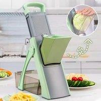 Adjustable Mandoline Slicer Stainless Steel Vegetable Slicer Julienne Safe Vegetable Dicer Onion