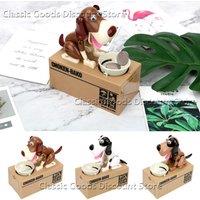 Money Saving Box Creative Automated Money Boxes Cartoon Robotic Dog Steal Coin Bank Electronic Piggy Banks Kids Gift Plastic