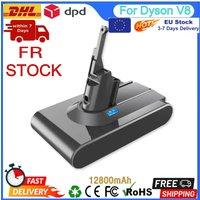 For Dyson V8 Battery 12800mAh 18650 Cell Lithium-ion Replacement Battery For Dyson V8 Absolute V8 Fluffy Vacuum Cleaning Battery