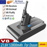 21.6V 9.8Ah Battery For Dyson Vacuum Cleaner V8 Replacement Battery For Dyson Handheld Vacuum Cleaner Rechargeable Spare Battery