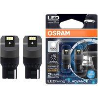 OSRAM LED T20 W21W 7440 6000K White Turn Signal Light LEDriving SL Advance Car LED Reverse Lamps Fog Bulbs 9705CW, Pair