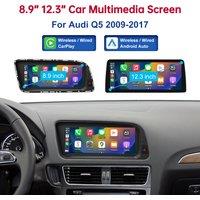 8.9 Inch 12.3'' Road Top Touch Display For Audi Q5 2009-2017 GPS Carplay Screen Multimedia Player