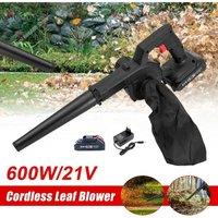 Cordless Leaf Blower 21V Battery High Power Rechargeable Vacuum Cleaner Air Blowing Adjustable Speed