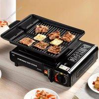 Camping Stove Automatic Ignition Large Firepower Windproof Alloy Portable Gas Stove 2.9KW Cassette