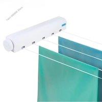 Rope Dryer Retractable Clothes Dryer Wall Hanger Clothes Line Indoor Clothes Magic Drying Rack