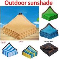 90% Shading HDPE Beige Sunshade Net Garden Plant Shed Shading Sail UV Protection Outdoor Pergola Sun