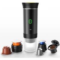 USB Portable Electric Espresso Machine 3-In-1 Capsule Coffee Maker Small Wireless Heating For Home Camping Travel Coffee Machine