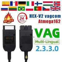 VCDS VAGCOM Interface VCDSCAN HEX V2 Update 23.3.3 FOR VW For Seat Multi-Language Car Diagnostics Tools