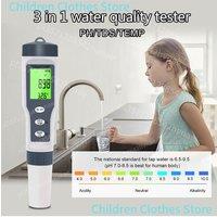 New 3 IN 1 PH Meter Water Quality Tester PH/TDS/TEMP Digital LCD EZ 9901 Monitor Tester For Pools , Drinking Water ,Aquariums
