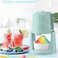 220V Automatic Ice shavers Small household electric iceShaved Machine two speed Adjustable iceshaving machine 110V iceCrusher