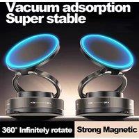 Magnetic Suction Cup Car Phone Holder Foldable Telescopic Mount with Vacuum Base for Dashboard/Desk