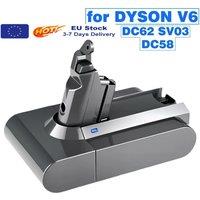 Vacuum Cleaner rechargeable Battery for Dyson V6 V7 V8 V10 V11 Series SV07 SV09 SV10 SV12 Absolute Fluffy Animal Pro Battery