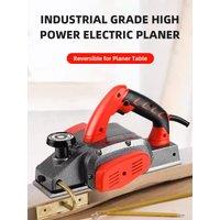 Handheld Electric Planer Multifunctional Electric Planer Portable Benchtop Woodworking Planer Tools Press Planer Plane Plate