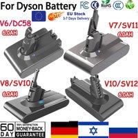 21.6V For Dyson Battery V6 V7 V8 V10 SV09 SV11 SV10 SV12 DC59 Absolute Fluffy Animal Pro Vacuum Cleaner Rechargeable Batteries