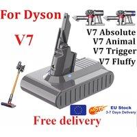 12800mah 21.6V Replacement Battery for Dyson V7/SV11 Motorhead Pro V7 Trigger V7 Animal V7 Handheld Vacuum Cleaner 18650.00
