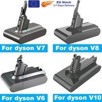 21.6V Batterie for Dyson V6 V7 V8 V10 Series SV12 DC62 SV11 Sv10 Handheld Vacuum Cleaner Spare Battery