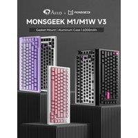 MonsGeek M1/M1W V3 Mechanical Gaming Keyboard/Barebone DIT Kit 75% 3/5 Pin Hot Swap RGB Gasket Mount Aluminum Case
