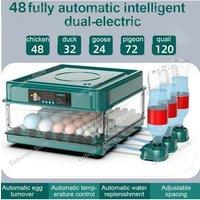 48 Eggs Incubator with Drawer Type Mini Egg Incubator with Automatic Water Ionic Waterbed